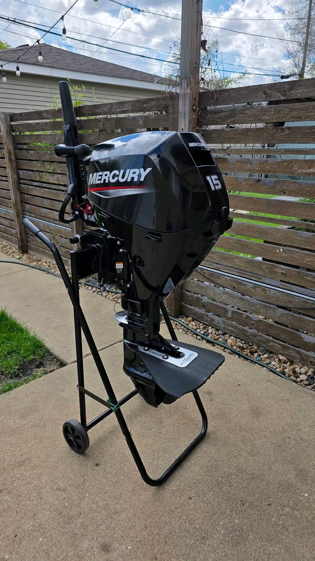 Mercury 15HP 4 Stroke Outboard - Image 2